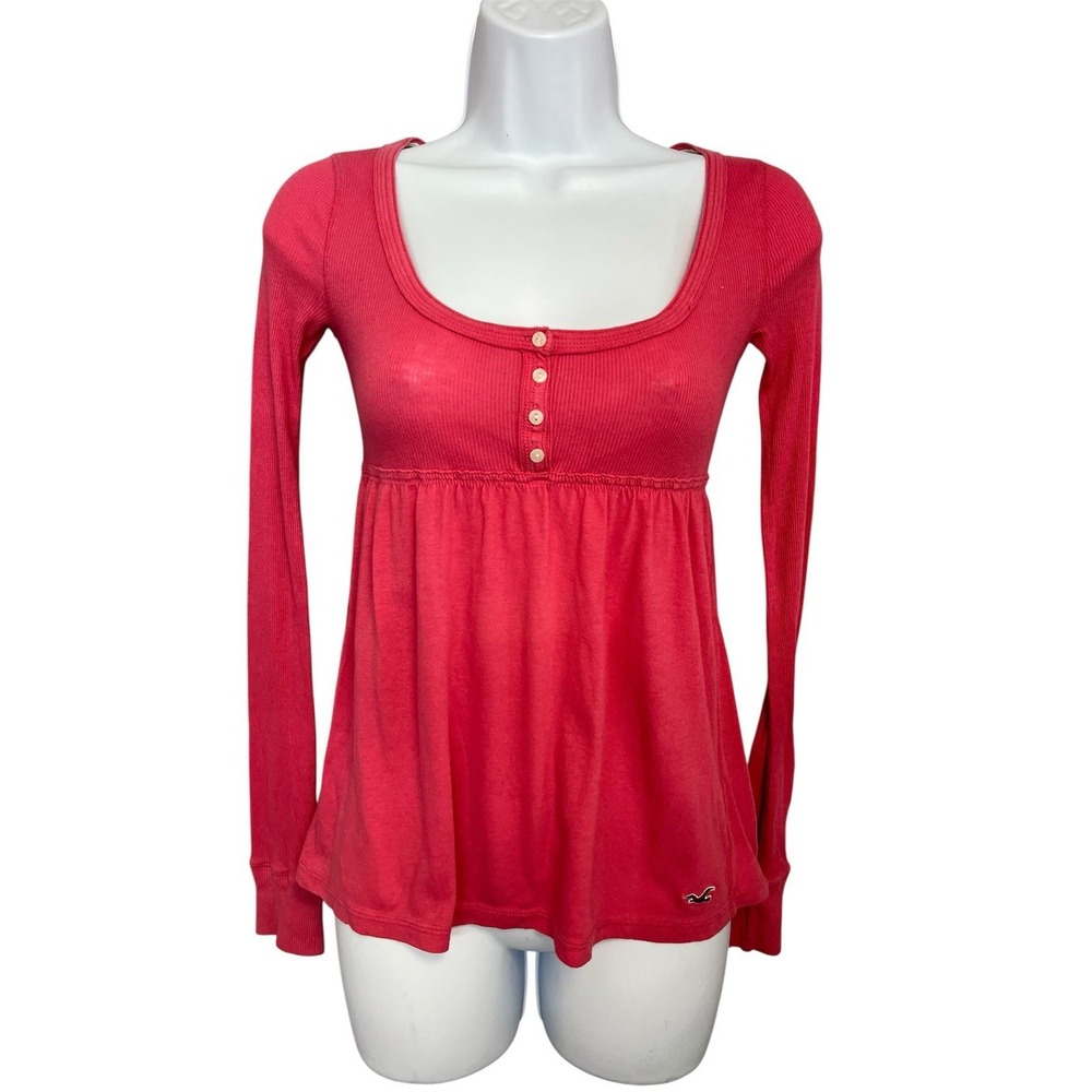 Abercrombie & Fitch‎ Y2K Babydoll  Top Women's Sz Small Y2K Pink